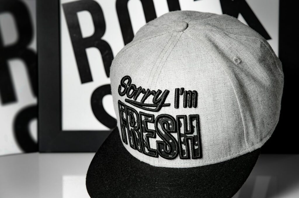 Embroidered Snapback Cap