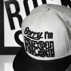 Embroidered Snapback Cap